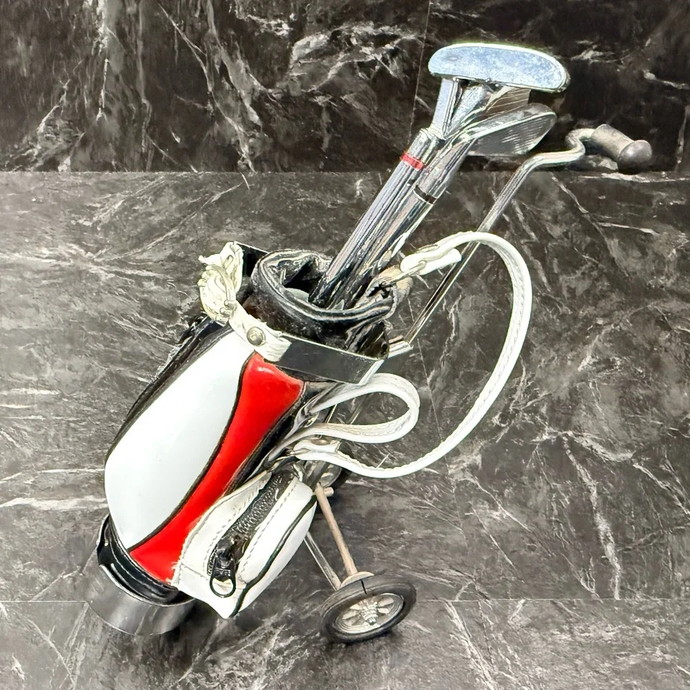 Desktop Golf Bag Cart Pen Holder
